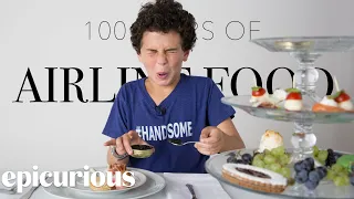 Kids Try 100 Years of Airline Food