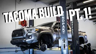 TACOMA BUILD PART 1! | Suspension - Wheels - Tires