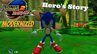 Sonic Adventure 2 Modernized - Hero Story Playthrough [2K/60FPS]