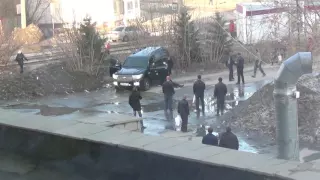 Покушение Расстрел Нападение Новосибирск Убийство нападение на джип В Новосибирске расстрелян джип