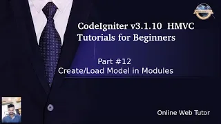 Learn CodeIgniter (v3.1.10) HMVC Tutorials for Beginner #12 - Create/Load Models in Modules