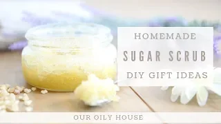 Homemade Sugar Scrub using Essential Oils | Frankincense and Lavender