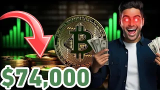 CRYPTO : BITCOIN ce SIGNAL ANNONCE les $74,000 !? 🚀🤑