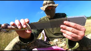 CONDOR ARGYLL Scottish Machete - DESTRUCTION TEST - UNTIL IT BREAKS - 1075 CARBON STEEL