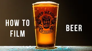 HOW TO FILM BEER | Product lighting