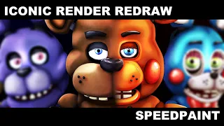 Iconic Render Redraw | Speedpaint