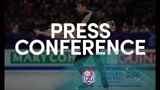 Ice Dance Short Dance Press Conference - Milano 2018