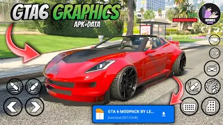 GTA 6 Graphics Modpack for GTA San Andreas Android 11,12,13 | How to Install GTA SA