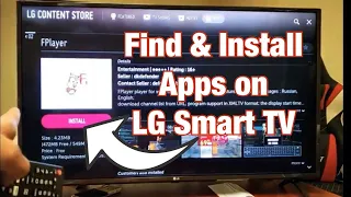 LG Smart TV: How to Install Apps (Entertainment Apps, Game Apps, Education Apps, etc)