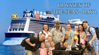 Boarding one of Royal Caribbean's NEWER Ships - The Odyssey of the Seas Day 1 Travel and Embarkation