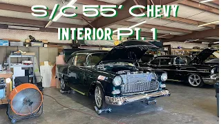 Custom interior | S/C LS3 1955 Chevy Pt. 1