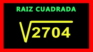 ✅👉 Raiz Cuadrada de 4 digitos  ✅ Raiz Cuadrada