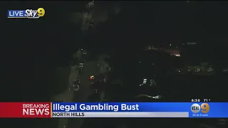 LAPD Raids Alleged Illegal Gambling Operation In North Hills