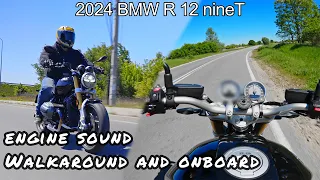 2024 BMW R 12 nineT - Walkaround, detail, sound, RAW Onboard