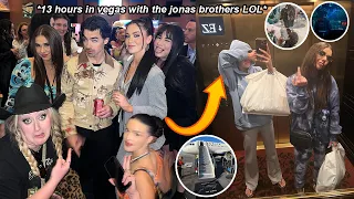 WE MET THE JONAS BROTHERS & GOT STRANDED IN VEGAS FOR 16 HOURS...?