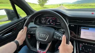 Audi SQ7 Facelift 4.0 V8 biTDI 0-140 km/h Launch Control (435 hp/ 900 nM)