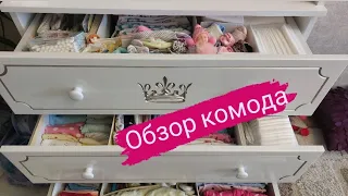 Организация пеленального комода. Пелёнки для новорожденного.