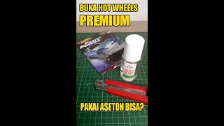 Buka Hot Wheels Premium Pakai Aseton Bisa? #short #shorts