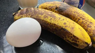 Tem banana Madura?! Seu café da manhã pronto com 3 ingredientes - Ao Vivo