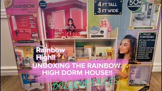 Unboxing The Rainbow High Dorm House