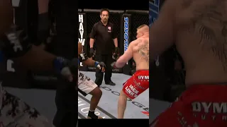 Brock Lesnar taking huge body shots from Alistair Overeem. #shorts