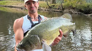 Drifting Clear Water for Murray Cod. Ovens River