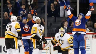 Watch: Islanders score two goals in three seconds