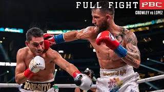 Crowley vs Lopez FULL FIGHT: April 16, 2022 | PBC on Showtime PPV