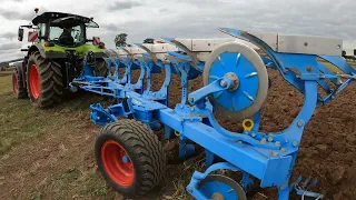 2022 Claas Arion 630 6.8 Litre 6-Cyl Diesel Tractor (155 / 165 HP) with Lemken Plough