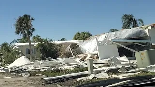 Trailer Park DESTROYED by Hurricane Ian in Placida Florida.