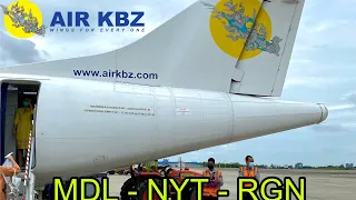 AIR KBZ Flight Experience:K7871 Mandalay to Naypyidaw to Yangon