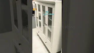 Ikea Idanas bi-folded cabinet with glass door.