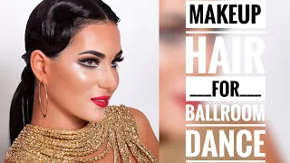 MAKE UP HAIRDRESS FOR BALLROOM DANCING BY TATIANA BOYKO