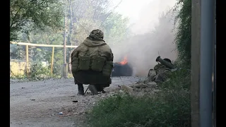 Засада на колонну 693-го мотострелкового полка в селе Земо-Хвити