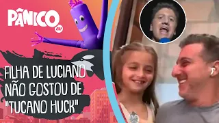 Filha de Luciano Huck NÃO GOSTOU de Daniel Zukermann imitando o pai