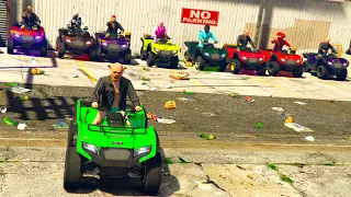 GTA 5 ONLINE 🐷 NASCONDINO VS QUAD VERUS !!! 🐷 GTA 5 ITA  🐷DAJE !!