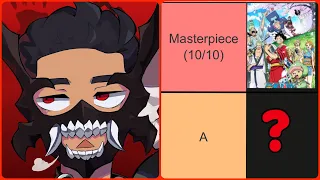 The Best Anime/Manga Tier List Ft. ​⁠The Masked Man (Part 1)