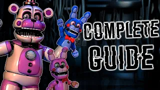 How FNAF Sister Location Works: Complete Guide/AI Breakdown (10/20 MODE COMPLETE)