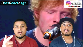 The Parting Glass - Ed Sheeran (from Mini Acoustic Gig on Belgian TV ) | REACTION