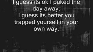 The Used - Buried Myself Alive ( Lyrics )