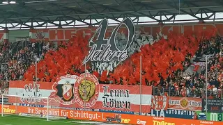 HFC Chemie vs. Borussia Dortmund II - 18.05.2024 - Choreo Fankurve