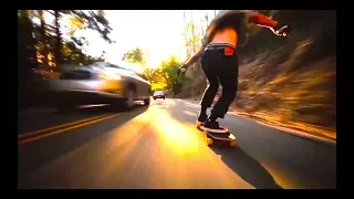 Extremely fast downhill longboarding by Bear Trucks!