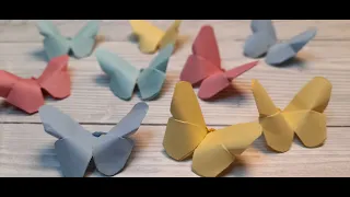 Бумажная бабочка / БАБОЧКИ из БУМАГИ / DIY Butterfly Room Decor