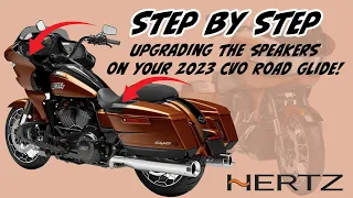 Step by step how to upgrade speakers on a 2023 Harley Davidson® Road Glide CVO!