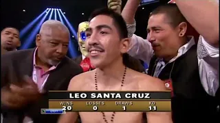 Leo Santa Cruz vs Eric Morel Full Fight