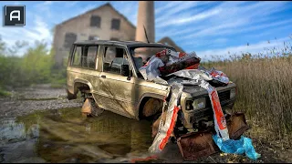 Внедорожник 1982г выбросили, а я восстановил. This 1982 car abandoned, and I restored. Restoration