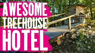 Sleeping in a TreeHouse Hotel | Exotic Glamping in Bois Cailloux Ardeche | France