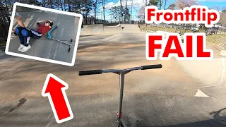 Crazy Skatepark Fail *Kicked Out* On Scooter