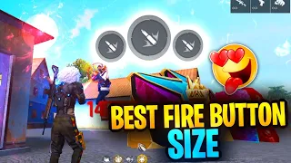 Secret Headshot Fire Button Size 2023😱|| Best Fire Button Size After OB39 Free Fire Headshot Setting