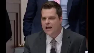 Room erupts in laughter as Watergate witness humiliates Matt Gaetz